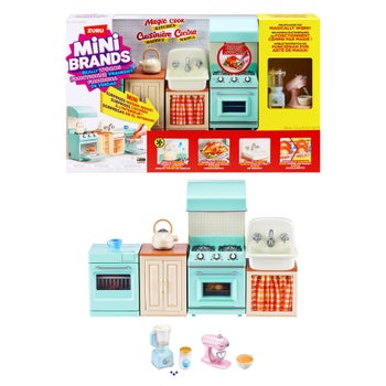 Zuru Mini Brands kitchen playset with mixer and blender