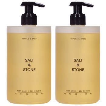 Salt & Stone Neroli & Basil Body Wash 2-pack 15.2 fl oz