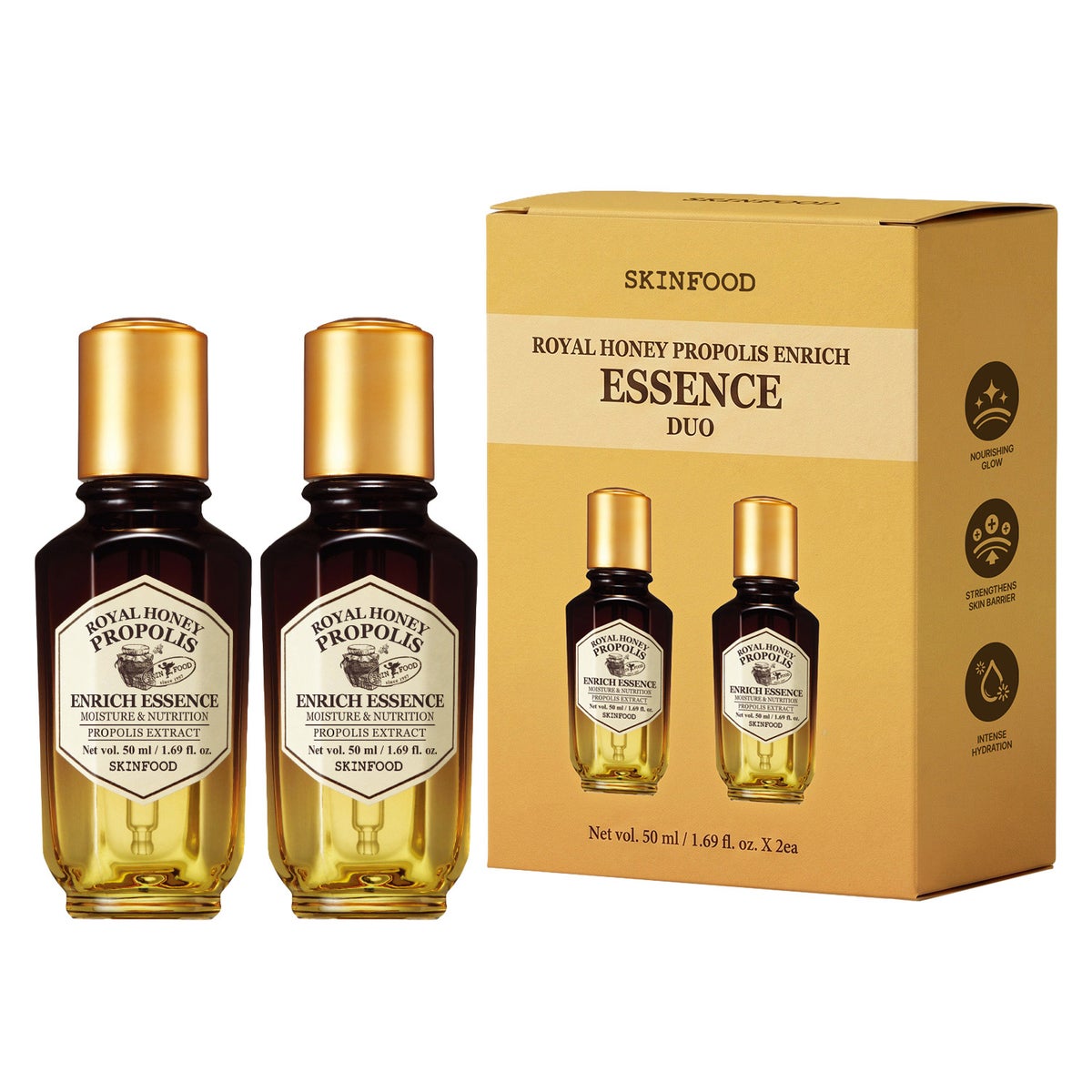 SKINFOOD Honey Essence 2-pack for dry skin