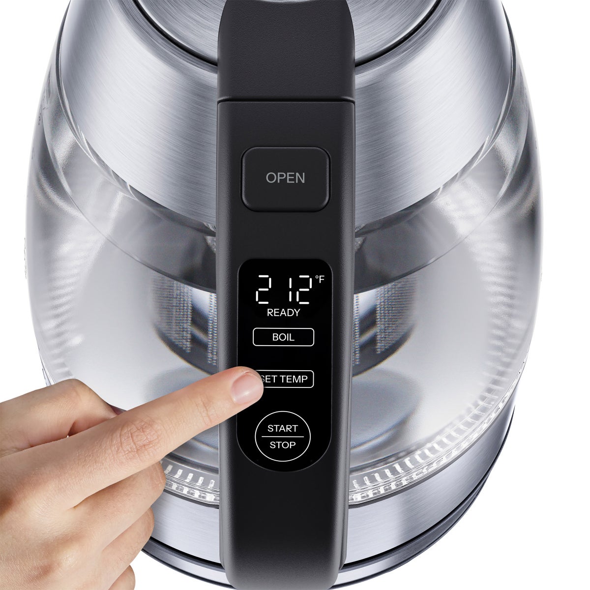 Chefman electric kettle with digital temperature controls