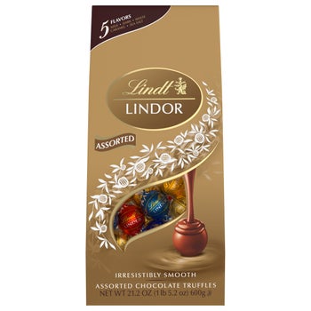 Lindt Lindor variety chocolate truffles 21.2 oz bag
