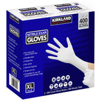 Kirkland Signature nitrile exam gloves 400 count XL