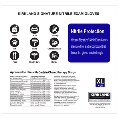 Kirkland Signature latex-free disposable gloves pack