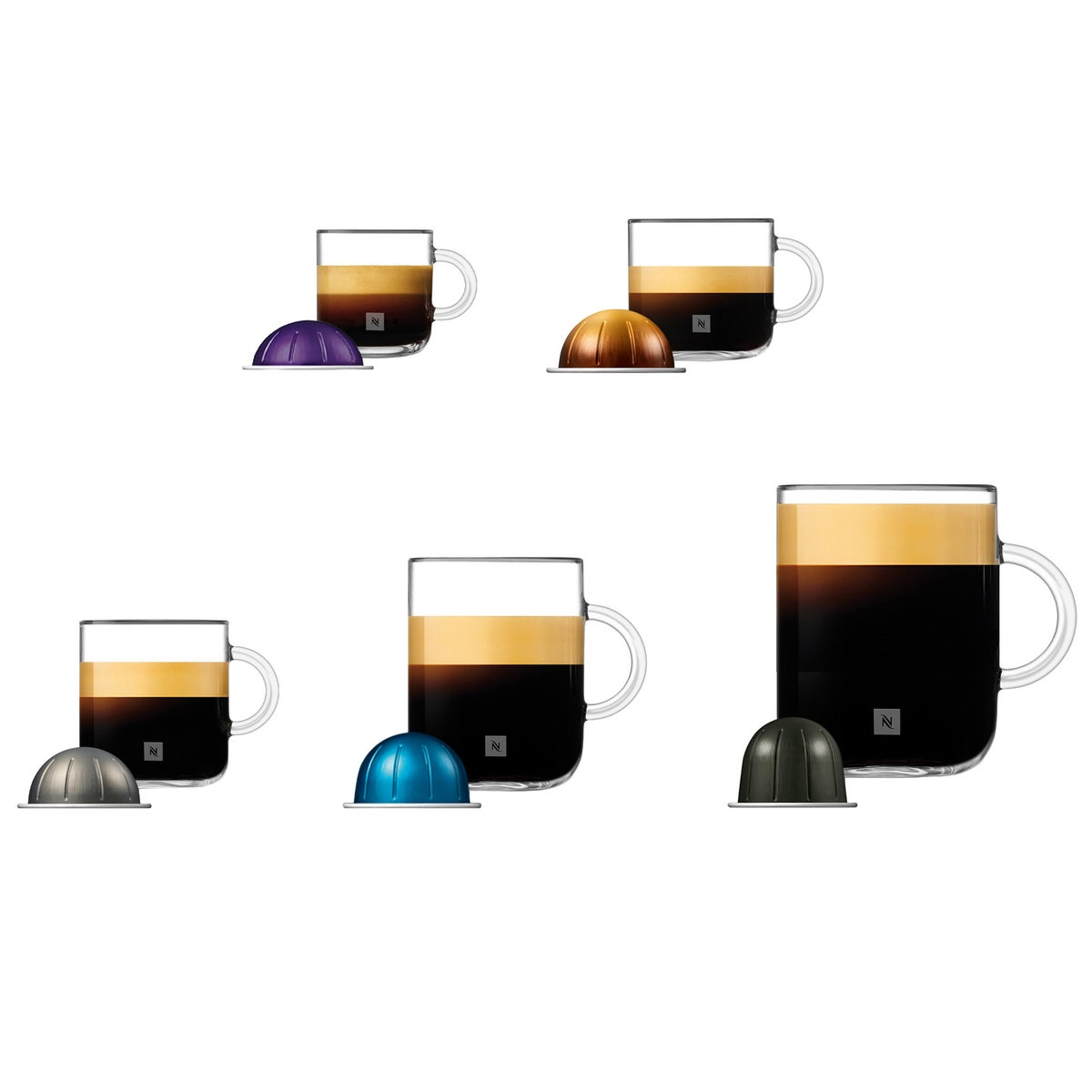 Nespresso Vertuo Pop+ brewing hot coffee
