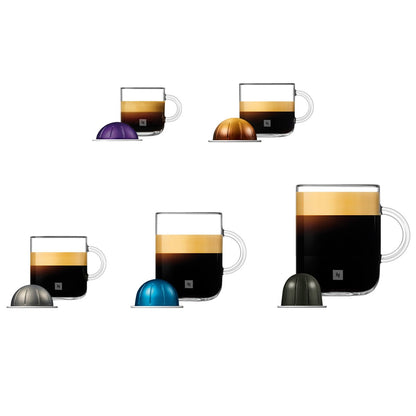 Nespresso Vertuo Pop+ brewing hot coffee