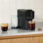 Adjustable drip tray on Vertuo Pop+ machine