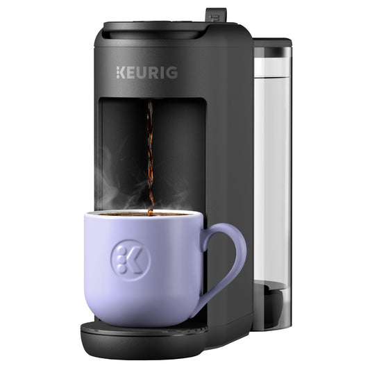 Compact Keurig coffee maker with removable reservoir