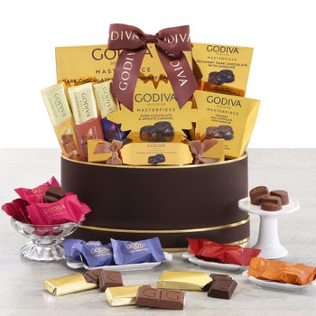 Godiva Masterpiece Collection chocolate gift basket 11.30 oz