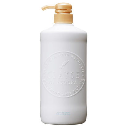 33.8 fl oz Clayge shampoo and conditioner bottles