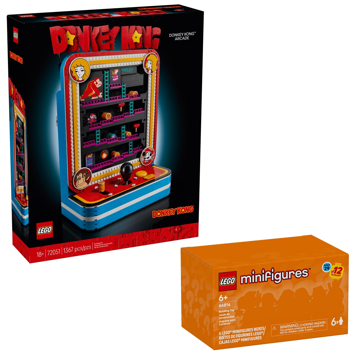 LEGO Donkey Kong Arcade set box