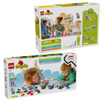 LEGO DUPLO F1 team race cars and drivers set