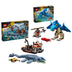LEGO Jurassic World Bundle with dinosaur boat and Pteranodon sets