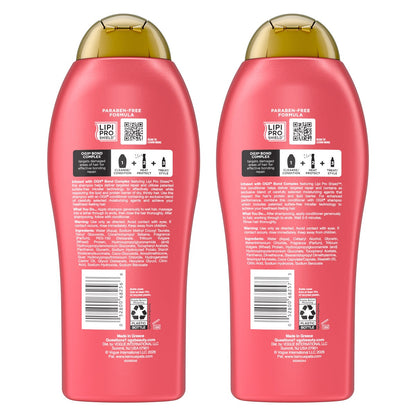 OGX repair shampoo and conditioner set for damaged hair