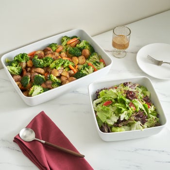 Estelle 2-piece stoneware oven to table set