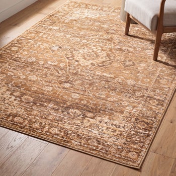 Surya Deeply Ember 5 x 7 area rug with distressed design