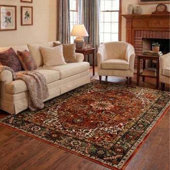 Mohawk Home Saffron Spice 5'3 x 7' area rug