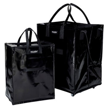 Black Hulken XL rolling tote with insulated insert bundle