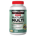 Kirkland Signature Adult 50+ multivitamin bottle 400 tablets