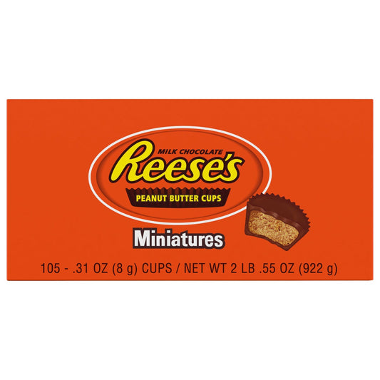 Reese's mini peanut butter cups 105-count bag