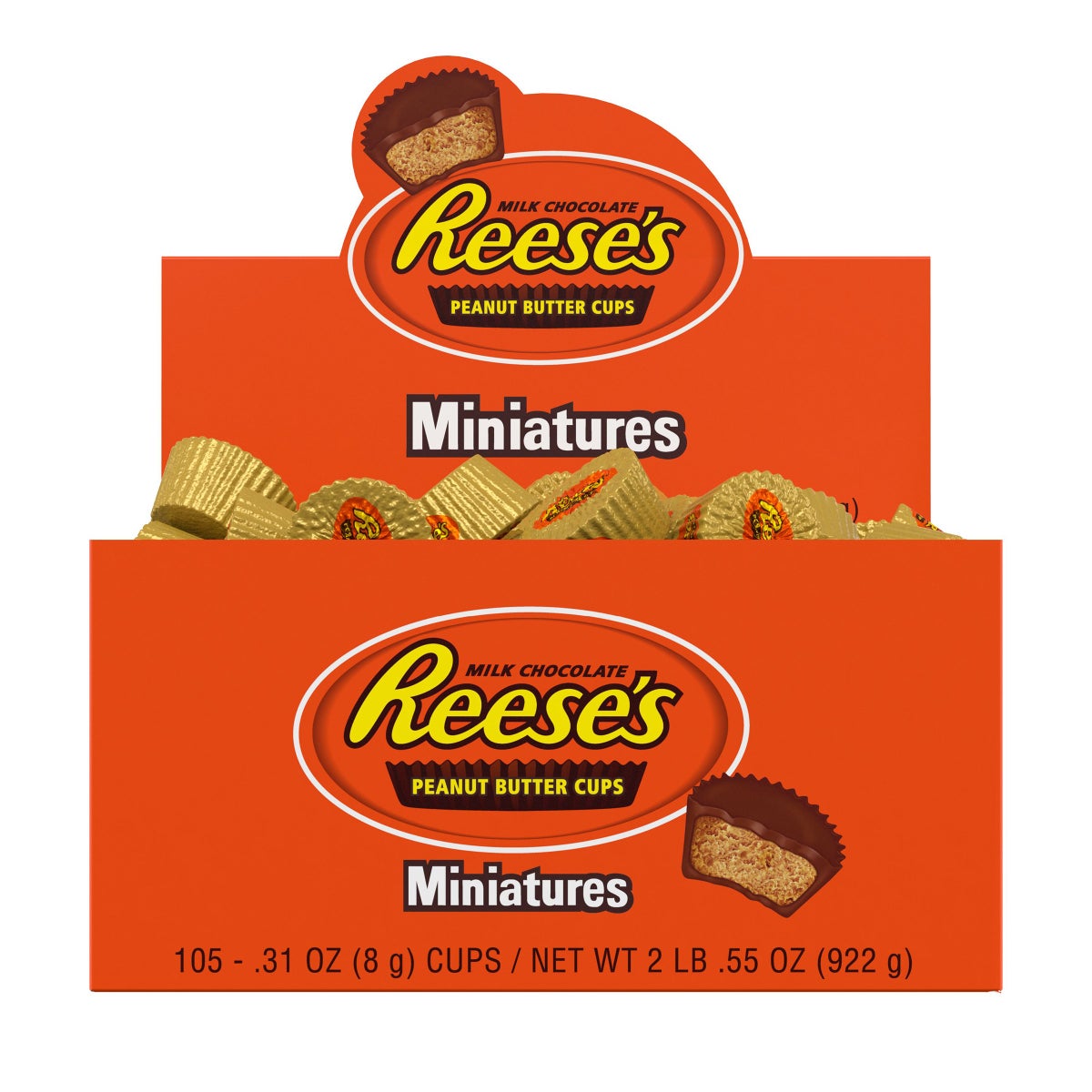 Bulk bag of Reese's miniatures for sharing