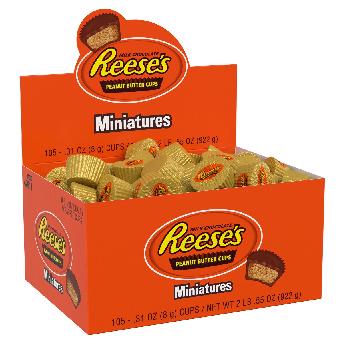 Milk chocolate peanut butter cups mini size