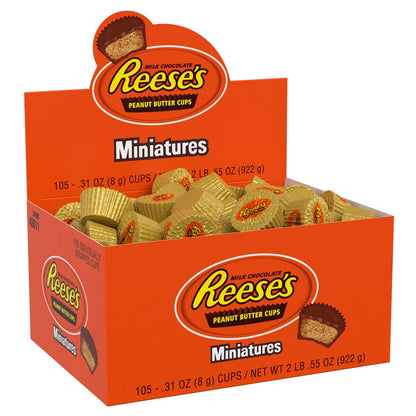 Milk chocolate peanut butter cups mini size
