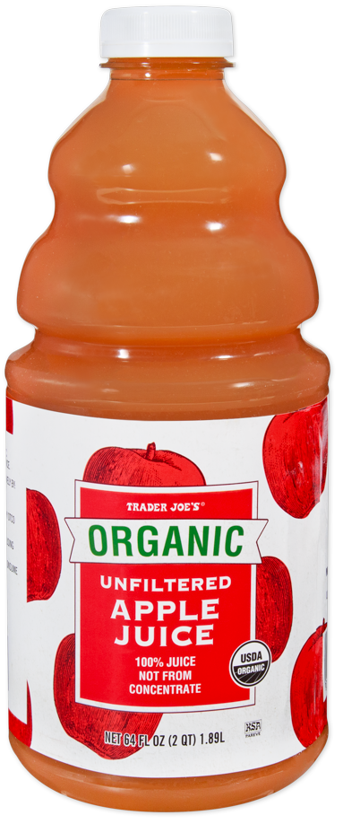 Trader Joe's organic unfiltered apple juice