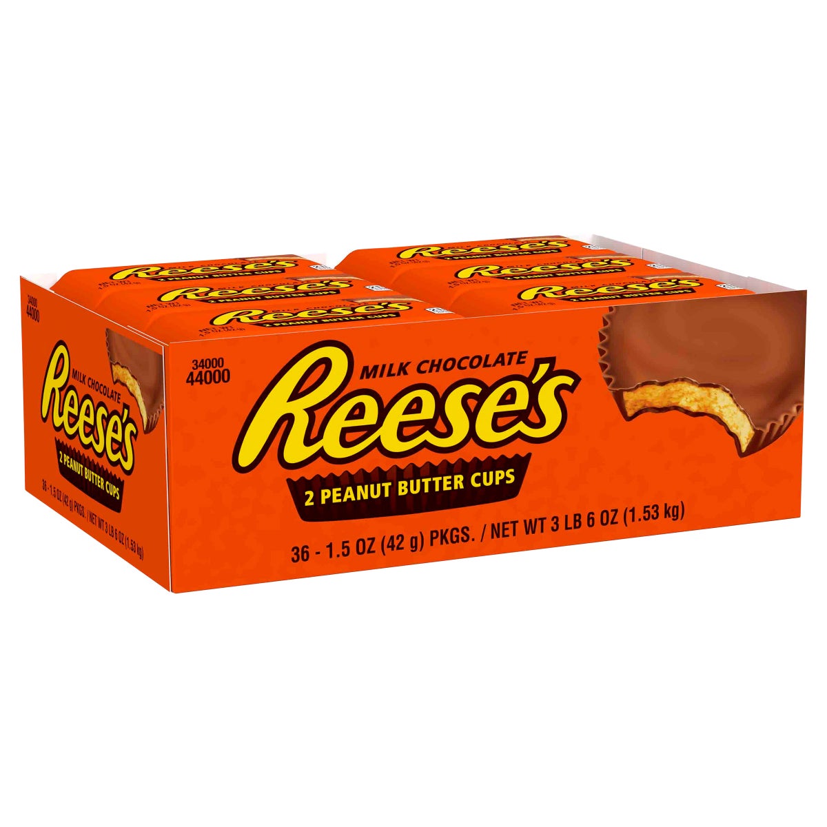 Reese's milk chocolate peanut butter cups 36-count box