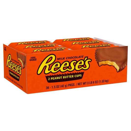 Reese's milk chocolate peanut butter cups 36-count box