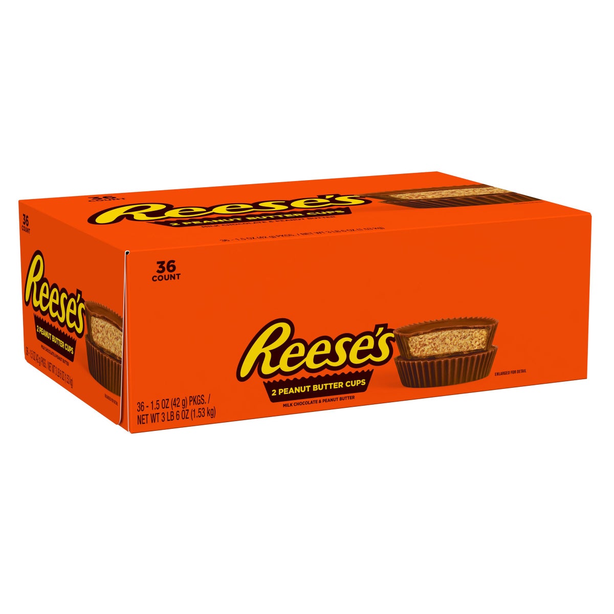 Seasonal Reese's candy box for sharing
