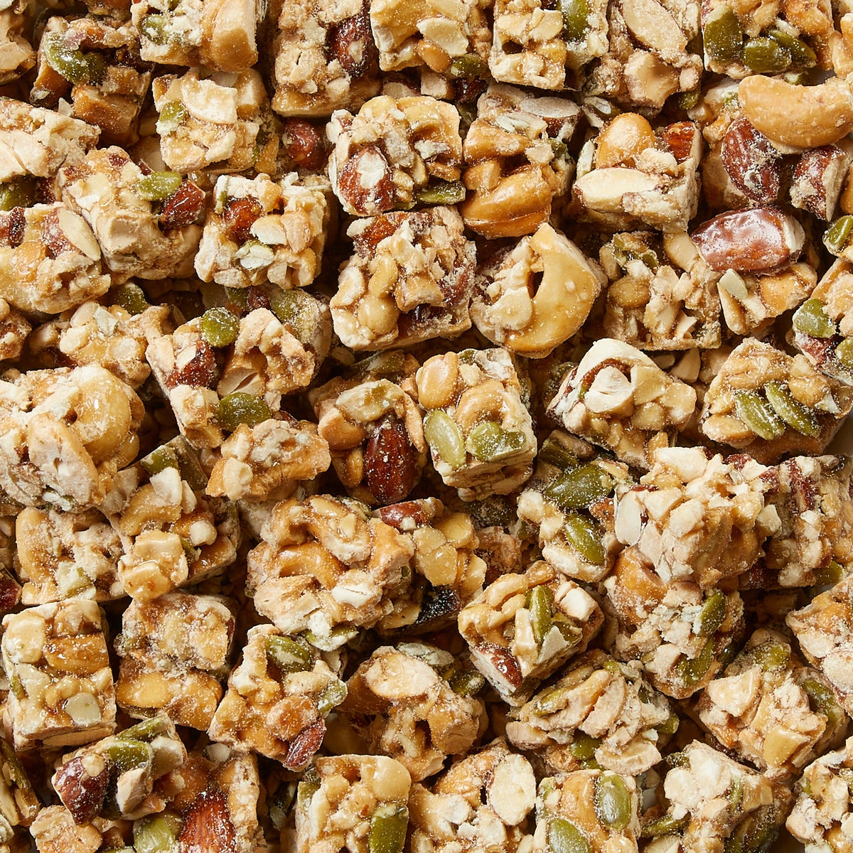 Premium nut snack with cashews and almonds
