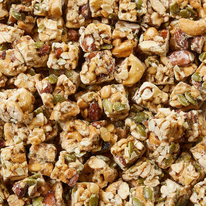 Premium nut snack with cashews and almonds