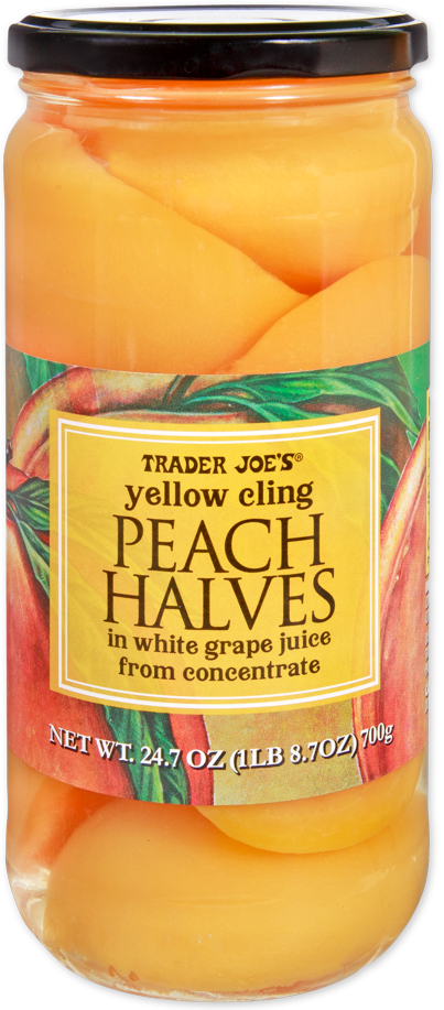 Trader Joe's Yellow Cling Peach Halves