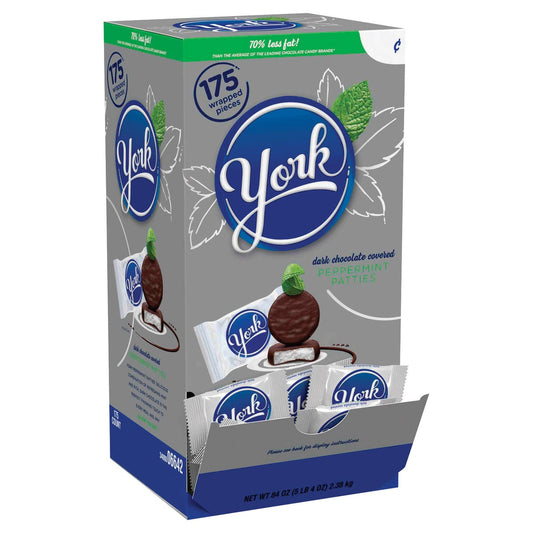 York dark chocolate peppermint patties 175-count bag