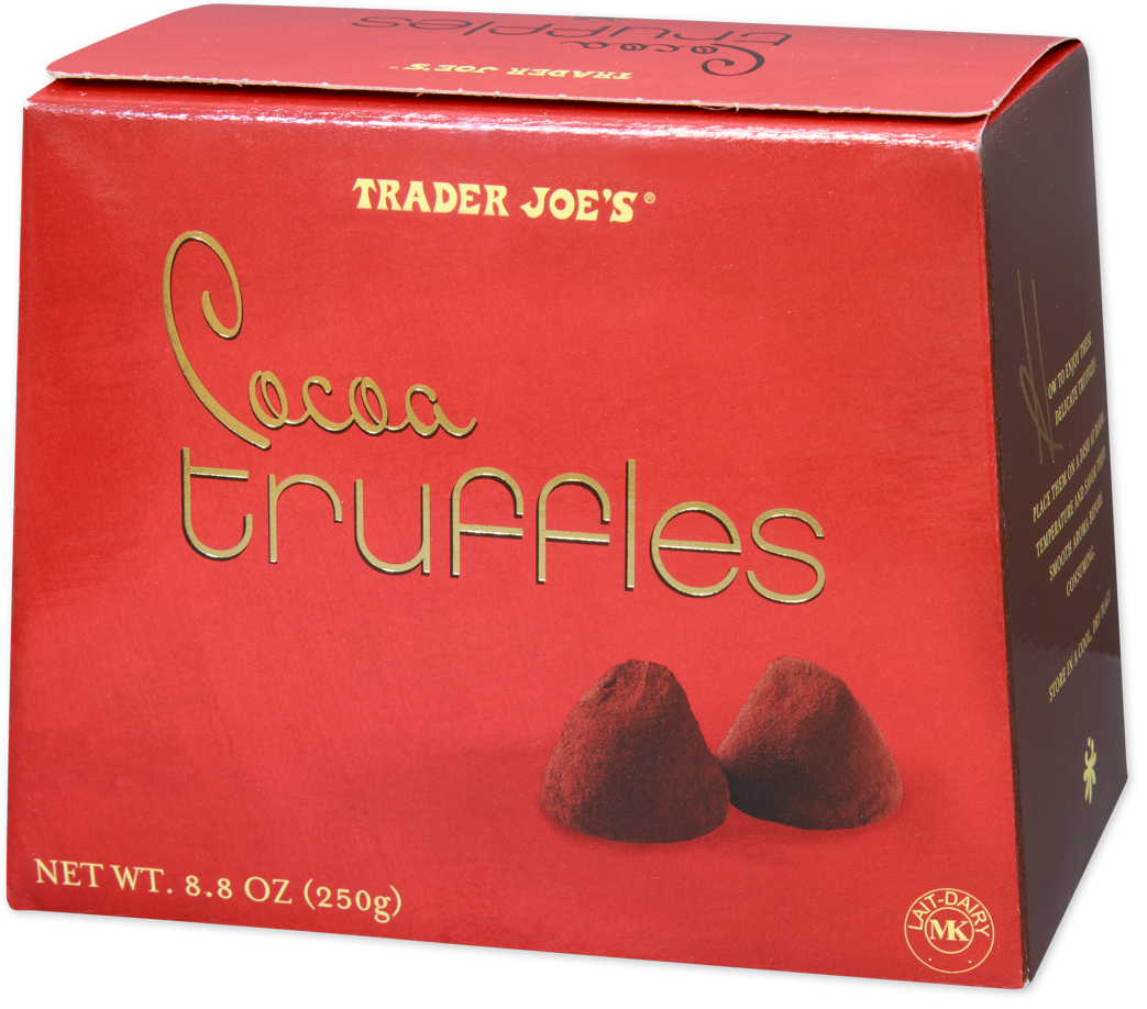 Trader Joe's cocoa truffles gluten free kosher