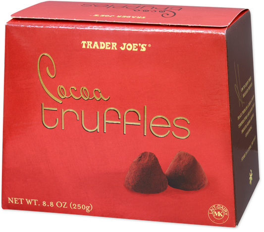 Trader Joe's cocoa truffles gluten free kosher