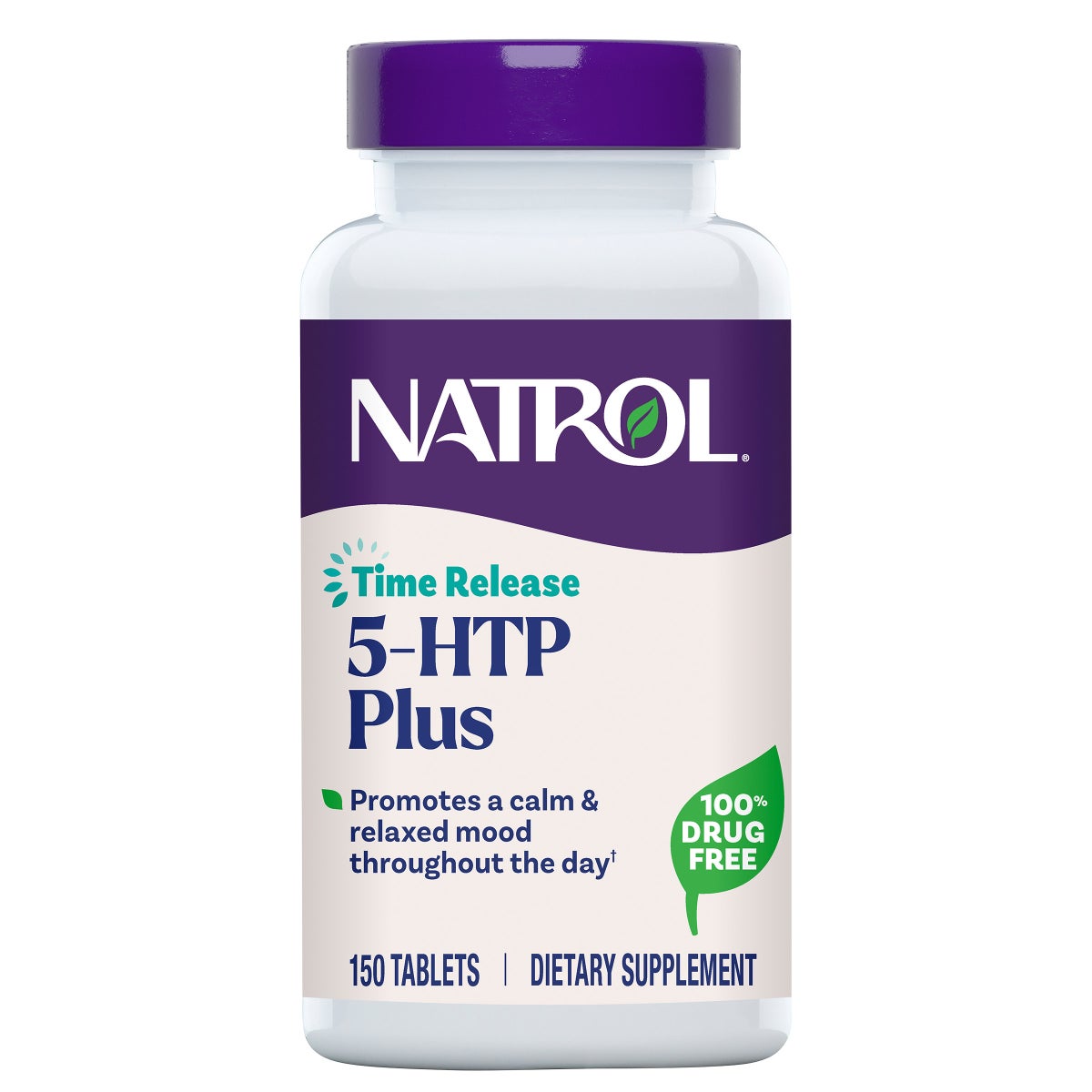 Natrol 5-HTP Plus 100 mg time-release tablets bottle
