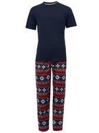 Men's fleece sleep pants with on-seam pockets
