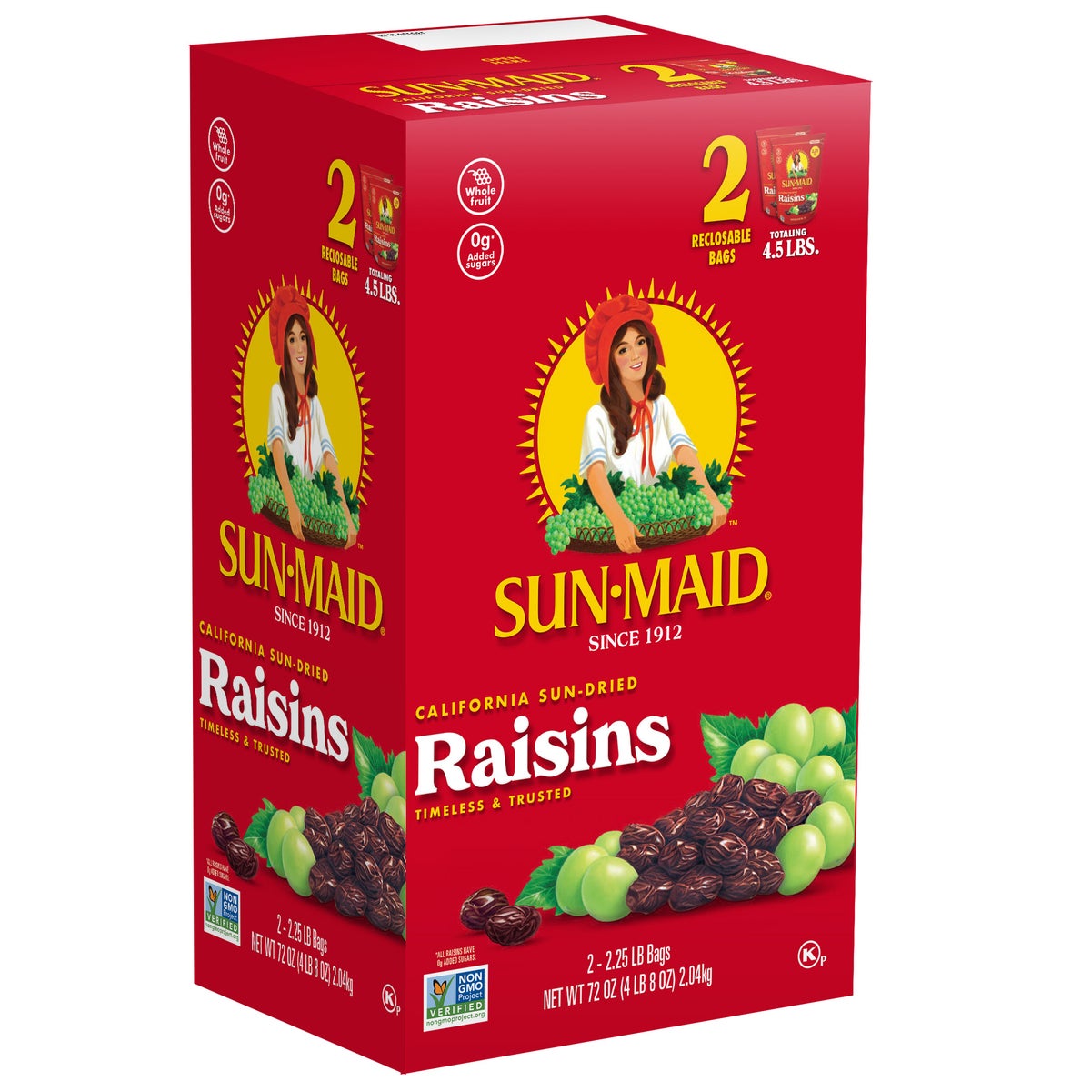 Sun-Maid raisins 2.25 lb 2-count package