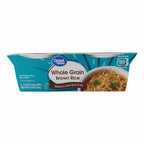 Great Value shelf-stable whole grain rice cups