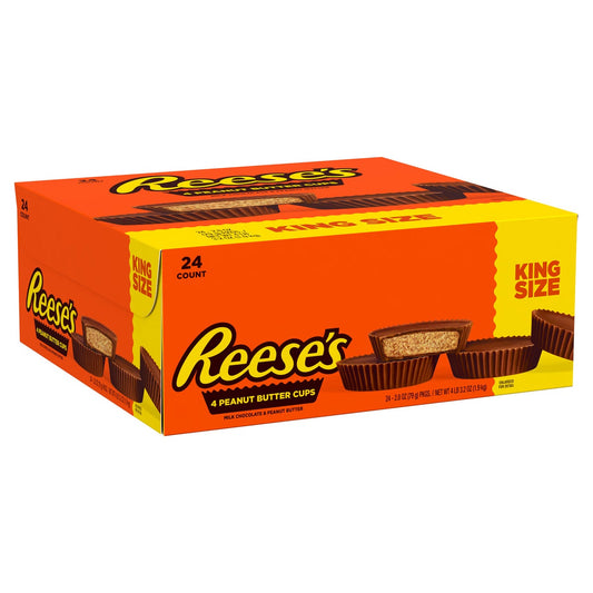 Reese's king size peanut butter cups 24-count pack