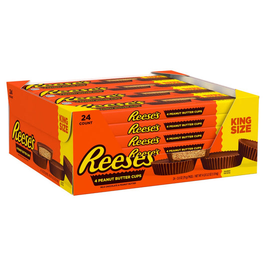 Reese's milk chocolate peanut butter cups in king size
