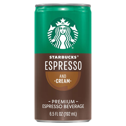 Six point five ounce Starbucks coffee beverage