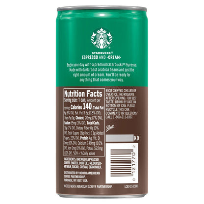 Starbucks espresso beverage 12-pack display