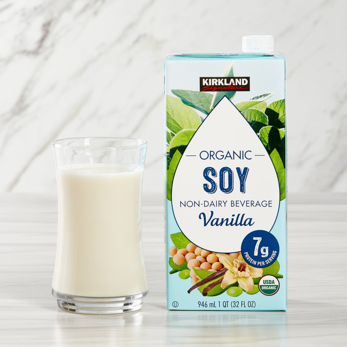 Kirkland Signature soy beverage case of 12