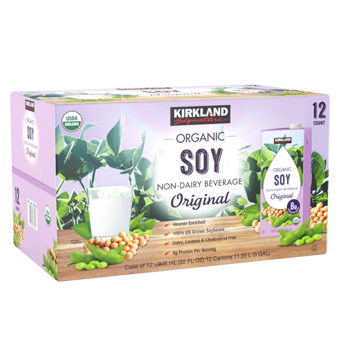 Kirkland Signature soy beverage for everyday use
