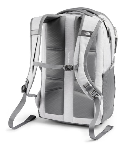 The North Face Jester backpack side profile in TNF White Metallic