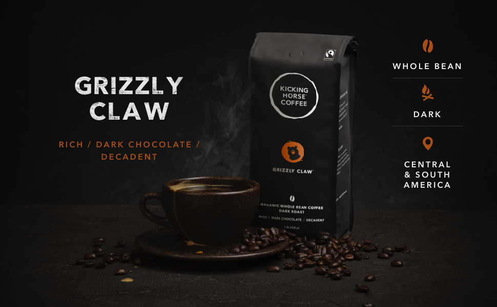 Fairtrade Kosher Kicking Horse coffee beans