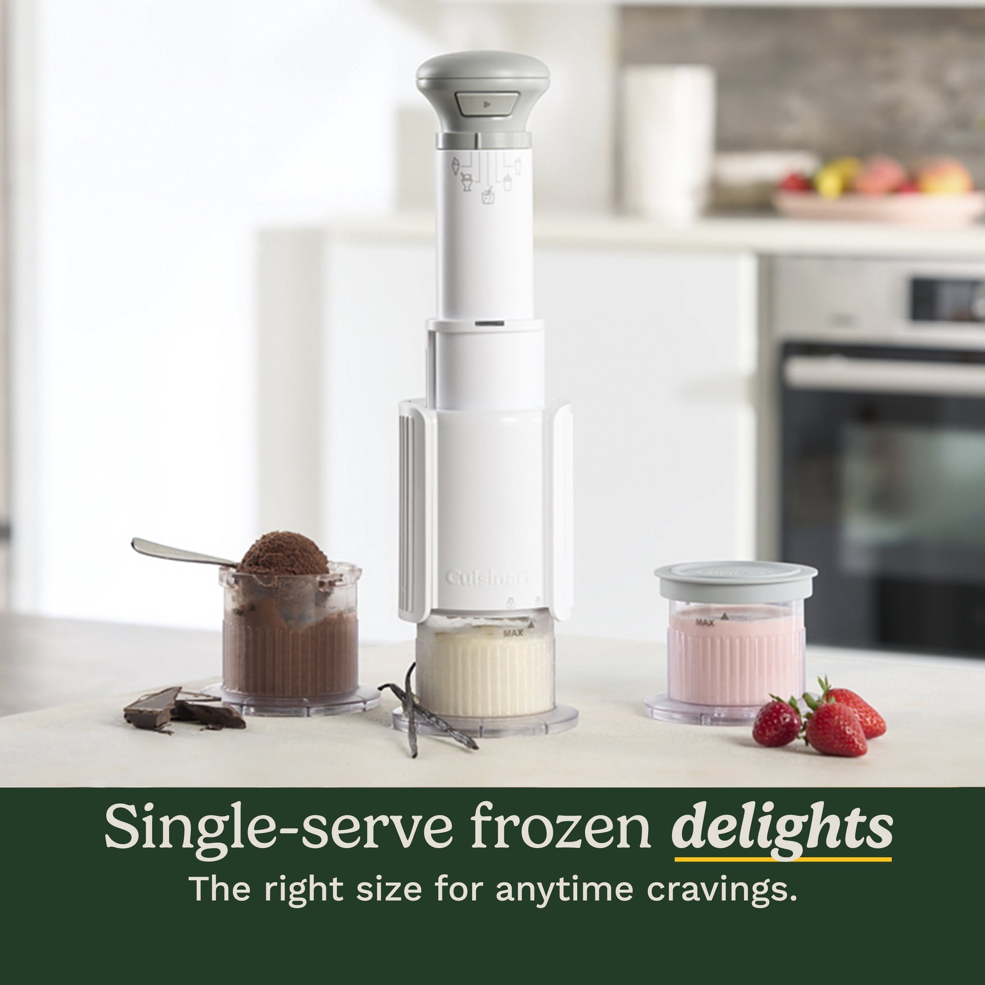 Cuisinart FastFreeze small appliance side view