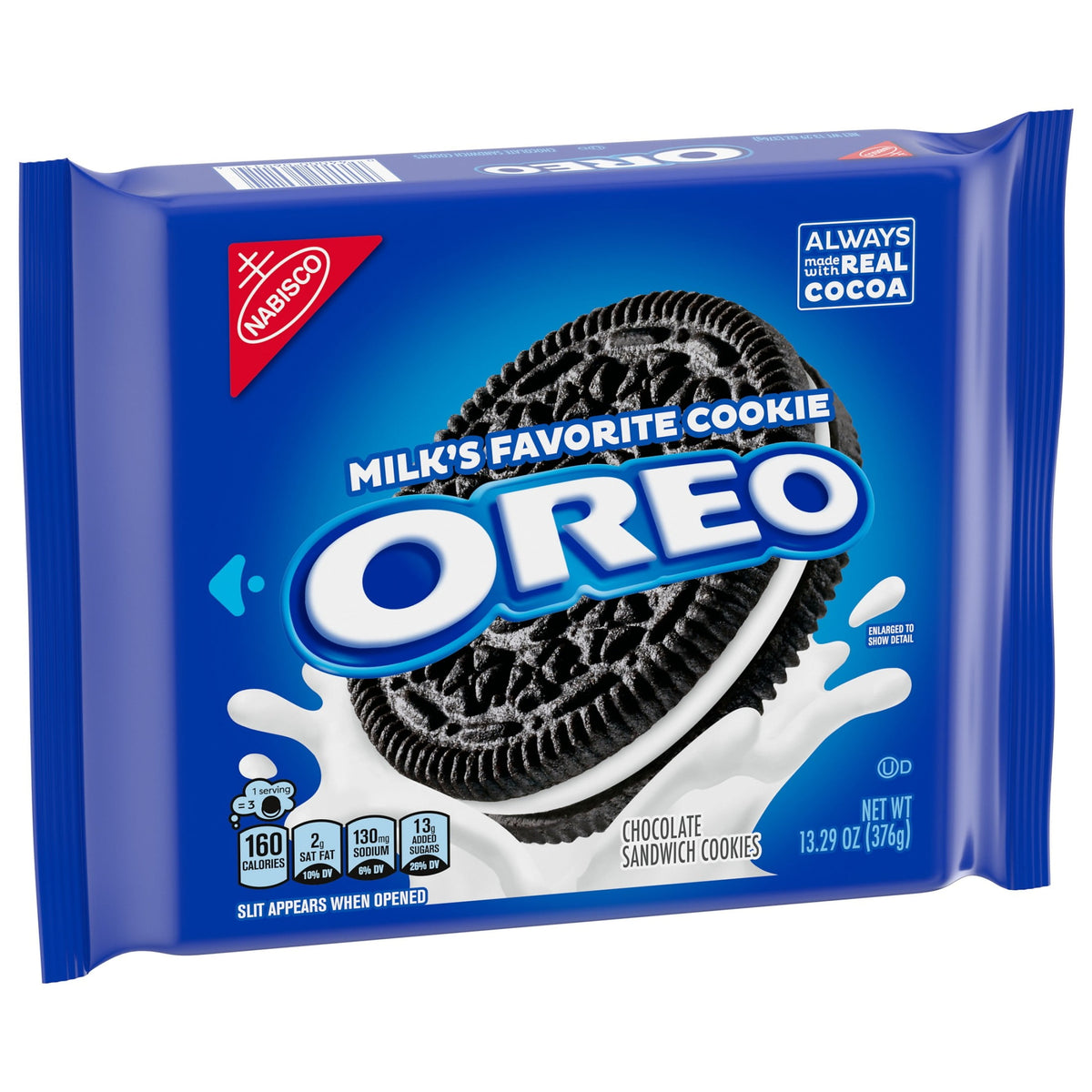 OREO chocolate sandwich cookies for snack breaks
